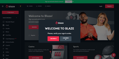Blaze nettsted forhåndsvisning