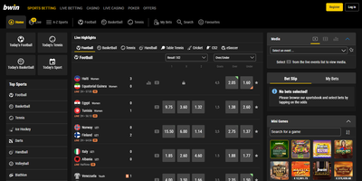 bwin साइट प्रीव्यू