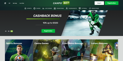 Aperçu du site CampoBet