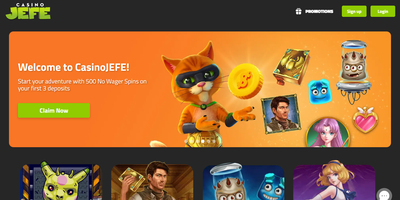 Casino JEFE sitevoorbeeld