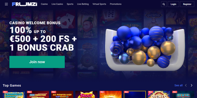 Frumzi websted forhåndsvisning