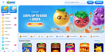 Nomini websted forhåndsvisning