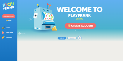 Vista previa del sitio de PlayFrank