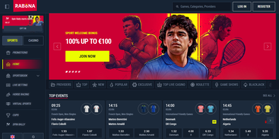 Rabona websted forhåndsvisning