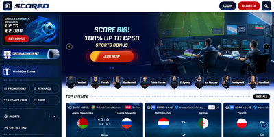 Scored predogled spletnega mesta